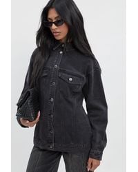 Boohoo - Cinched Waist Denim Jacket - Lyst