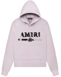 Amiri - Logo-embellished Hoodie - Lyst
