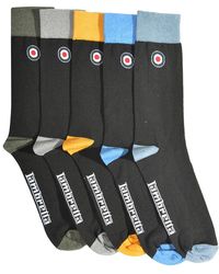 Lambretta - Contrast Socks (Pack Of 5) /Multicoloured) - Lyst