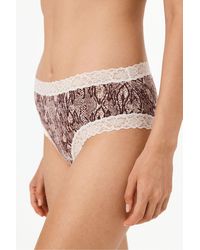 Penti - Comfy Cotton Cheeky Snake Print Hipster Briefs - Lyst