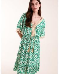 Blue Vanilla - Embellished Tiered Mini Dress - Lyst