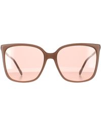 Jimmy Choo - Square Nude Flash Mirror Scilla/S - Lyst
