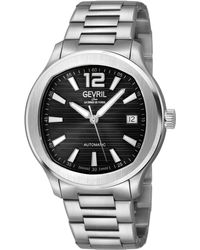 Gevril - Stuyvesant 316L Stainless Steel Case, Dial, Bracelet Watch - Lyst