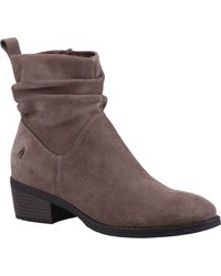 Hush Puppies - Iris Suede Boots - Lyst