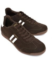 Lambretta - Tackle Chocolate Trainers - Lyst