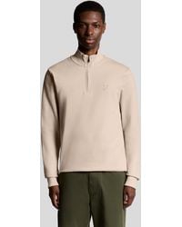 Lyle & Scott - Superfine Cotton 1/4 Zip Sweatshirt - Lyst