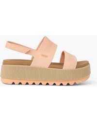 Reef - Water Vista Higher Platform Sandals Bellini/Tan - Lyst