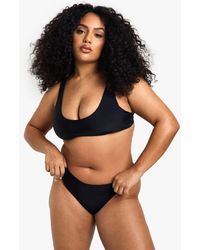 Boohoo - Plus Swimwear Essentials V Front Brief - Lyst