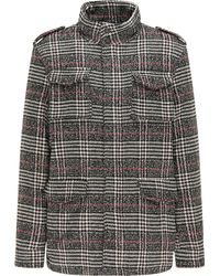 Mo - Glencheck Jas Zwart Wit - Lyst