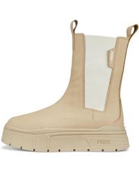 PUMA - Mayze Stack Chelsea Boots - Lyst