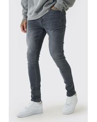 BoohooMAN - Tall Super Skinny Stretch Jeans - Lyst
