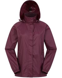 Mountain Warehouse - 'Pakka' Packable Jacket Waterproof Breathable Adjustable Hood Rain Coat Polyamide - Lyst