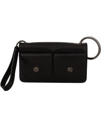 Dolce & Gabbana - Schwarze Leder Handgelenk Mini Tasche Karten Geldbörsen Herren Wallet - Lyst