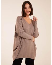 Blue Vanilla - Plain V Neck Jumper - Lyst