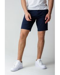 Kensington Eastside - Classic Chino Shorts With Button Fastening And Belt Loops - Lyst