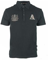 Aquascutum - Check A Logo Polo Shirt Cotton - Lyst