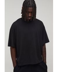 BoohooMAN - Basic Oversized Boxy Extended Neck T-Shirt - Lyst