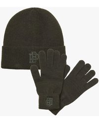 Jack & Jones - Train Hat & Gloves Set Peat - Lyst