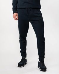 BOSS - Sestart Cotton-Terry Tracksuit Bottoms With Logo Patch Nos - Lyst