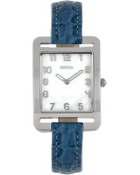 Bertha - Marisol Swiss Mop Leather-Band Watch - Lyst