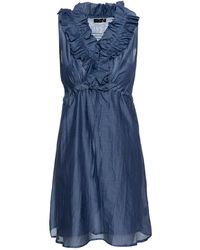 Conquista - Sleeveless Ruffle Detail Dress - Lyst