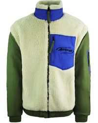 PUMA - X Attempt Sherpa Bomber Zip Up Jacket 598257 75 - Lyst
