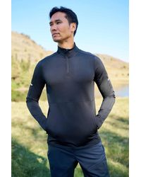 Mountain Warehouse - 'Core' Half Zip Midlayer Stretchy Quick Wick Lightweight Activewear Jumper - Lyst