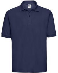 Russell - Polycotton Pique Polo Shirt (French) - Lyst