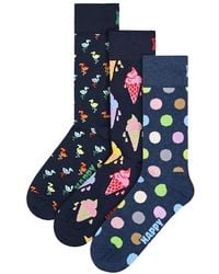 Happy Socks - 3 Pack Funky Design Giftbox Set - Lyst
