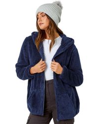 Roman - Hooded Sherpa Fleece Jacket - Lyst