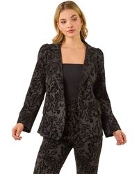 D.u.s.k - Flocked Premium Stretch Blazer - Lyst
