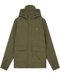Lyle & Scott - Groene Jas Met Capuchon En Zak - Lyst