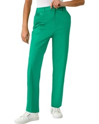 Roman - Cotton Full Length Stretch Trouser - Lyst