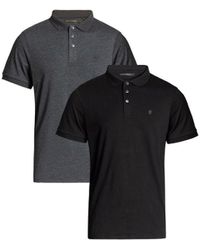 French Connection - 2 Pack Short Sleeve Polos - Lyst