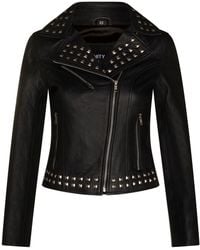 Infinity Leather - Gothic Biker Jacket With Studs-Bilbao - Lyst