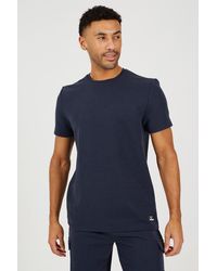 Brave Soul - Jacquard Short Sleeve Crew Neck T-Shirt - Lyst