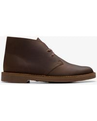 Clarks - Shepton Dark Lea Boots - Lyst