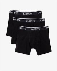 Lacoste - 3-Pack Of Trunks - Lyst