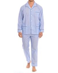 Kisses&Love - Herren Langarmhemd Schlafanzug Kl30192 - Lyst