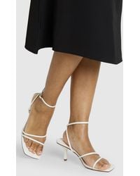 Boohoo - Asymmetric Strappy Low Stiletto Heels - Lyst
