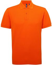 Asquith & Fox - Short Sleeve Performance Blend Polo Shirt - Lyst
