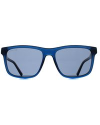 Lacoste - Rectangle Transparent L6025S - Lyst