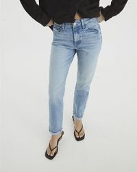 River Island - Mom Sculpt Jeans Denim Slim Fit Cotton - Lyst