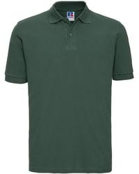 Russell - Classic Cotton Pique Polo Shirt (Bottle) - Lyst