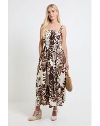 Wallis - Petite Summer Floral Maxi Dress - Lyst