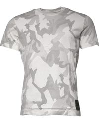 Dolce & Gabbana - Camouflage Korte Mouwen T-Shirt - Lyst