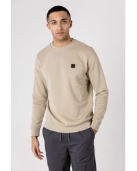 Tokyo Laundry - Essential Brushed Fleece Crew Sweatshirt Cotton - Lyst