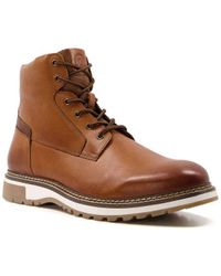 Dune - Contor Leather Lace-up Boots - Lyst