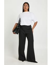 Boohoo - Plus Basics Tailored Flare Trouser - Lyst