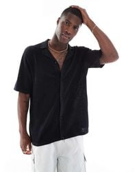 Jack & Jones - Oversized Button Through Knitted Polo - Lyst